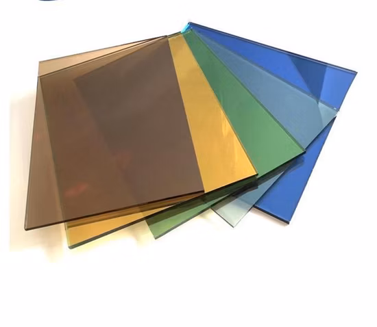 Venda imperdível 4-19mm vidro reflexivo/espelho led/vidro temperado/vidro de segurança com bronze azul verde cinza para construção/janela/porta/construção