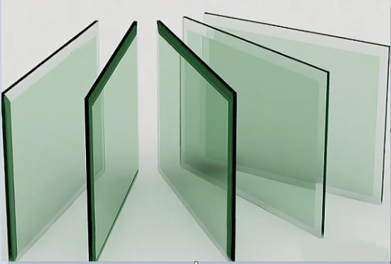 Vidro laminado de segurança transparente com baixo teor de ferro de 4-19 mm/cor temperado/temperado para construção
