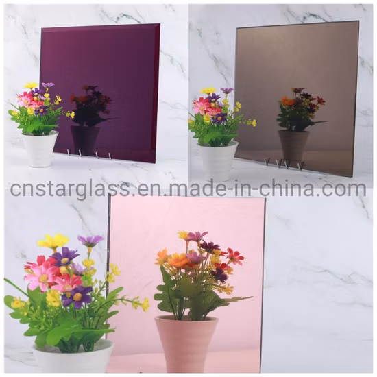 Belo espelho matizado/espelho colorido/arco-íris prata espelho para decoração